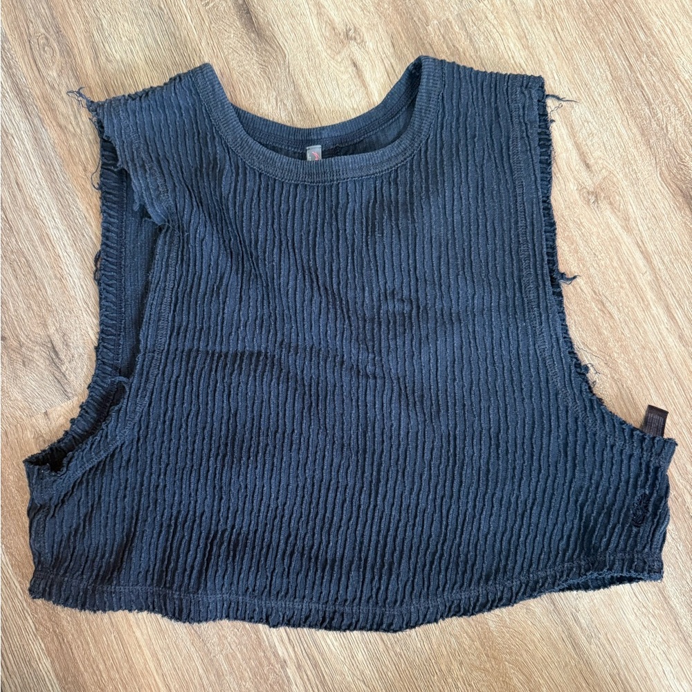Free People Movement Black Sleeveless Top